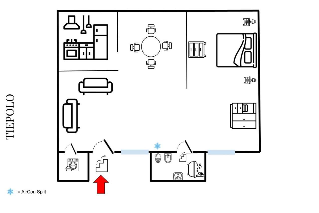 Apartamento Tiepolo Romantic Penthouse In The Oltrarno *